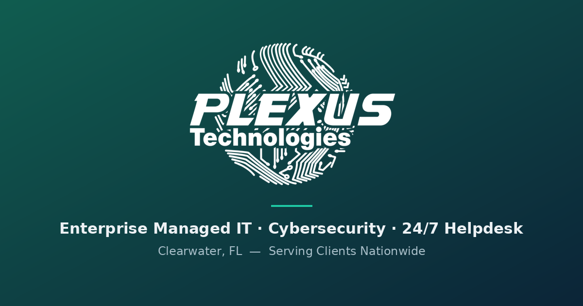 Plexus Technologies | Managed IT Services Florida & Nationwide | Tampa Bay